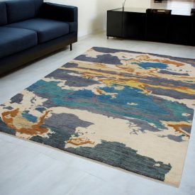   Orientálny koberec Afshar naqsha 199x293 ručne viazaný afgánsky koberec