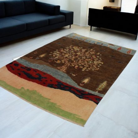 Orientálny koberec Afshar naqsha 205x293 ručne viazaný afgánsky koberec