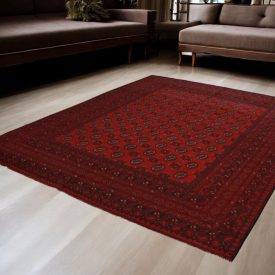 Orientálny koberec Aqcha Bukhara 250x333 ručne viazaný afgánsky koberec