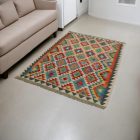 Ručne tkaný kilim Chobi 131x181 afganský vlnený Kilim