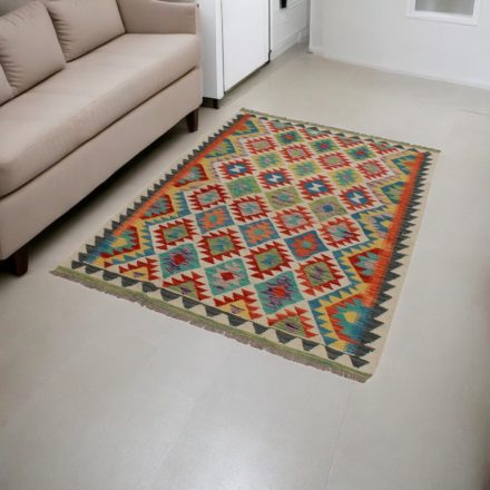 Ručne tkaný kilim Chobi 131x181 afganský vlnený Kilim