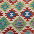Ručne tkaný kilim Chobi 131x181 afganský vlnený Kilim