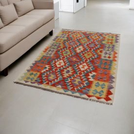 Etnický koberec Kilim Chobi 125x180 ručne tkaný kilim