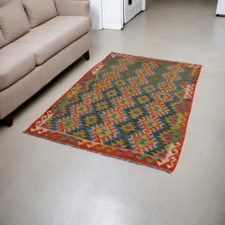Ručne tkaný kilim Chobi 130x188 afganský vlnený Kilim