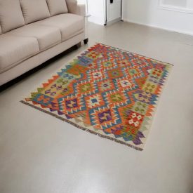 Ručne tkaný kilim 126x178 Maimana Kilim koberec