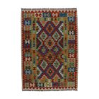 Maimana Kilim koberec 126x176 afganský ručne tkaný kilim