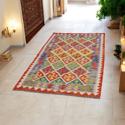 Behúň Kilim Chobi 110x200 afganský ručne tkaný kelim