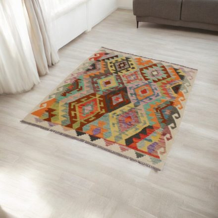 Afganský Kilim koberec Chobi 110x146 etnický ručne tkaný kilim