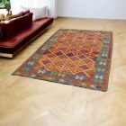 Afganský Kilim koberec Chobi 161x247 etnický ručne tkaný kilim