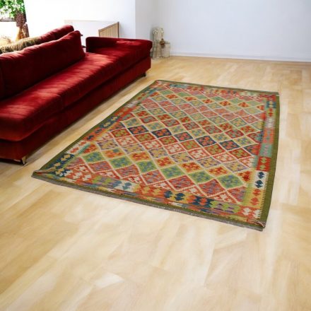 Maimana Kilim koberec 172x249 afganský ručne tkaný kilim