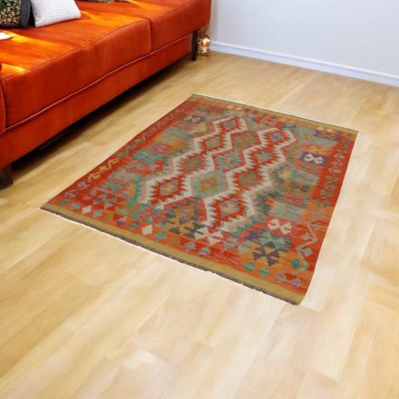 Maimana Kilim koberec 144x200 afganský ručne tkaný kilim