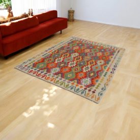 Ručne tkaný kilim Chobi 177x250 afganský vlnený Kilim
