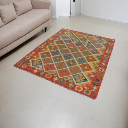 Chobi kilim koberec 150x201 ručne tkaný vlnený kelim