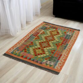   Afganský Kilim koberec Chobi 100x155 etnický ručne tkaný kilim