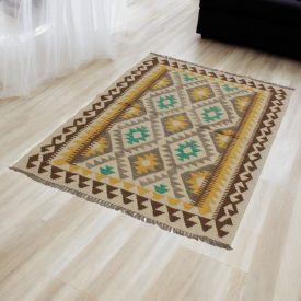 Chobi kilim koberec 106x147 ručne tkaný vlnený kelim