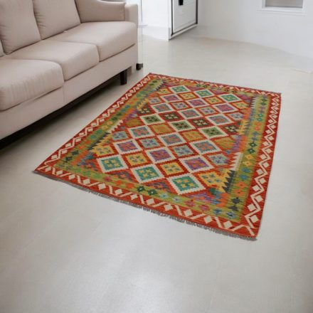Chobi kilim koberec 154x198 ručne tkaný vlnený kelim