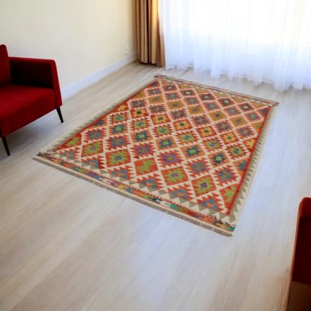 Maimana Kilim koberec 150x215 afganský ručne tkaný kilim