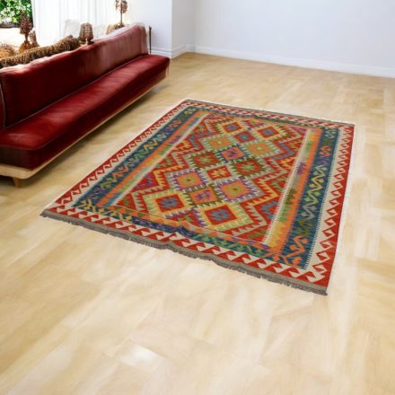 Kilim koberec Chobi 159x195 afganský ručne tkaný kelim