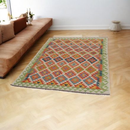 Afganský Kilim koberec Chobi 152x199 etnický ručne tkaný kilim