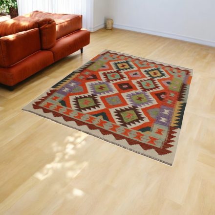 Ručne tkaný kilim 151x197 Maimana Kilim koberec