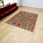 Afganský Kilim koberec Chobi 149x198 etnický ručne tkaný kilim