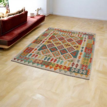 Maimana Kilim koberec 153x199 afganský ručne tkaný kilim