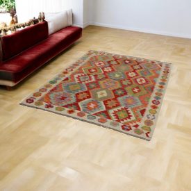 Ručne tkaný kilim 154x198 Maimana Kilim koberec