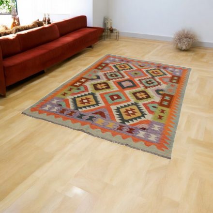 Afganský Kilim koberec Chobi 170x250 etnický ručne tkaný kilim
