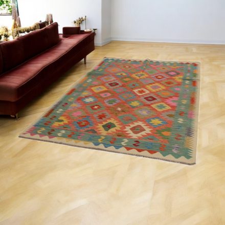 Maimana Kilim koberec 165x253 afganský ručne tkaný kilim