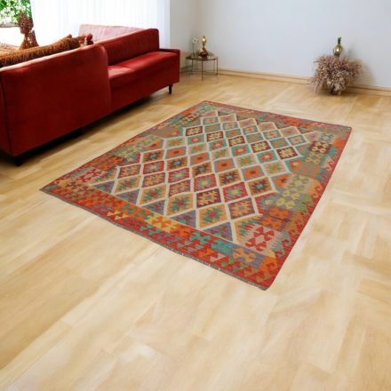 Afganský Kilim koberec Chobi 186x242 etnický ručne tkaný kilim