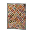 Vlnený kilim koberec Chobi 182x250 ručne tkaný afganský kilim