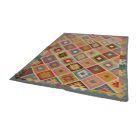 Vlnený kilim koberec Chobi 182x250 ručne tkaný afganský kilim