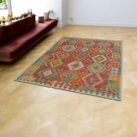 Kilim koberec Chobi 172x235 afganský ručne tkaný kelim