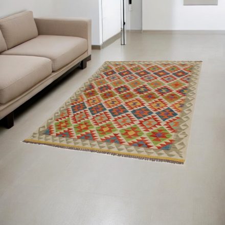 Chobi kilim koberec 146x199 ručne tkaný vlnený kelim