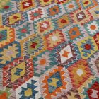 Ručne tkaný kilim Chobi 215x293 afganský vlnený Kilim