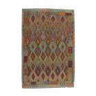 Afganský Kilim koberec Chobi 205x303 etnický ručne tkaný kilim