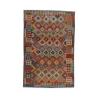 Vlnený kilim koberec Chobi 198x296 ručne tkaný afganský kilim