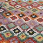 Vlnený kilim koberec Chobi 198x296 ručne tkaný afganský kilim