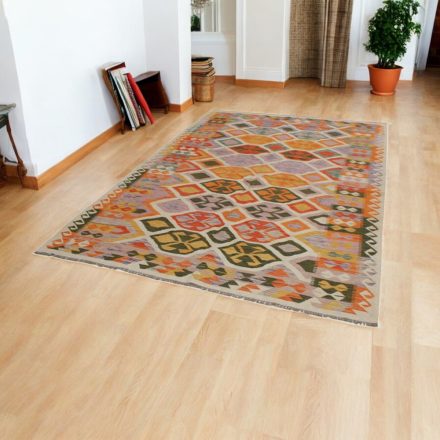 Vlnený kilim koberec Chobi 189x293 ručne tkaný afganský kilim