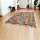 Afganský Kilim koberec Chobi 210x295 etnický ručne tkaný kilim