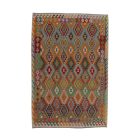 Vlnený kilim koberec Chobi 203x300 ručne tkaný afganský kilim