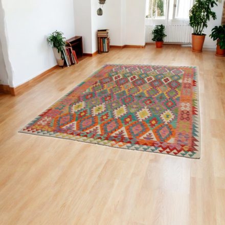 Chobi kilim koberec 210x294 ručne tkaný vlnený kelim