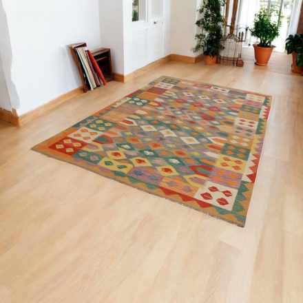 Maimana Kilim koberec 201x298 afganský ručne tkaný kilim