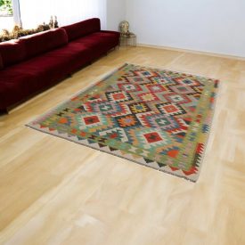   Afganský Kilim koberec Chobi 179x254 etnický ručne tkaný kilim