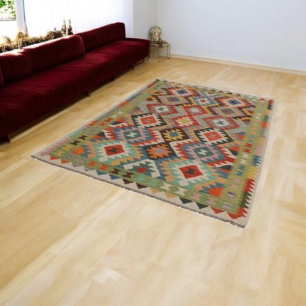 Afganský Kilim koberec Chobi 179x254 etnický ručne tkaný kilim