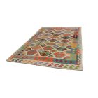 Vlnený kilim koberec Chobi 193x299 ručne tkaný afganský kilim