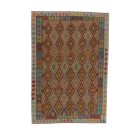 Ručne tkaný kilim Chobi 204x293 afganský vlnený Kilim