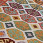 Chobi kilim koberec 197x303 ručne tkaný vlnený kelim