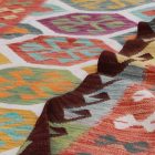 Chobi kilim koberec 197x303 ručne tkaný vlnený kelim