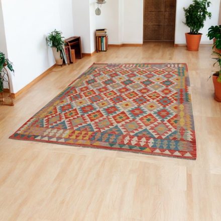 Maimana Kilim koberec 208x298 afganský ručne tkaný kilim